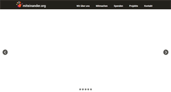 Desktop Screenshot of miteinander.org
